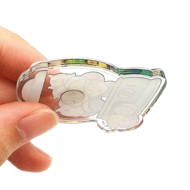 Custom advertising acrylic magnet