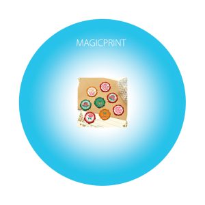 Autocollant cachet de cire personnalisable de qualité supérieure