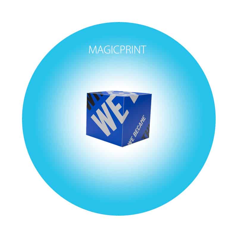 Stand cube personnalisé pour salon professionnel