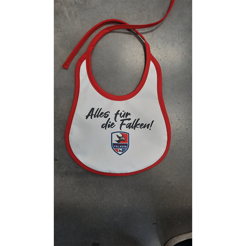 Bavoir imperméable personnalisé imprimé en couleur sur toute la surface