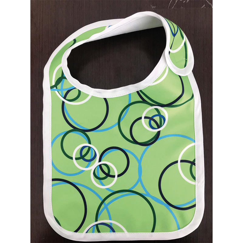 Bavoir imperméable personnalisé avec intérieur en tissu éponge