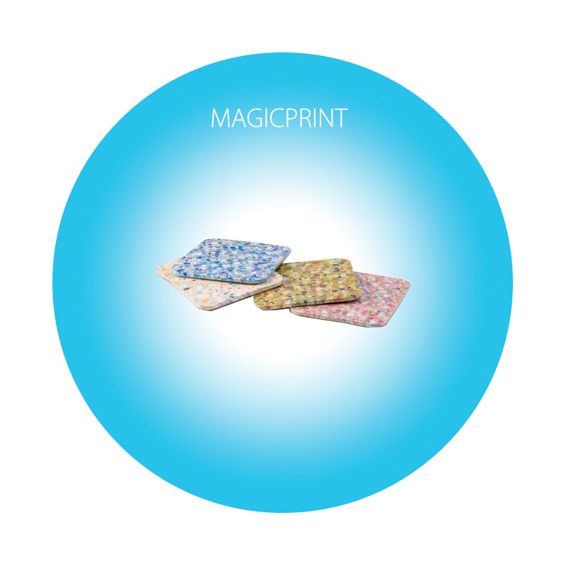 Sous-verre en plastique recyclé