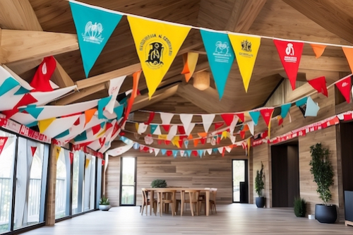 Guirlandes de Fanions pour Salons Professionnels : L'Étendard de votre Réussite