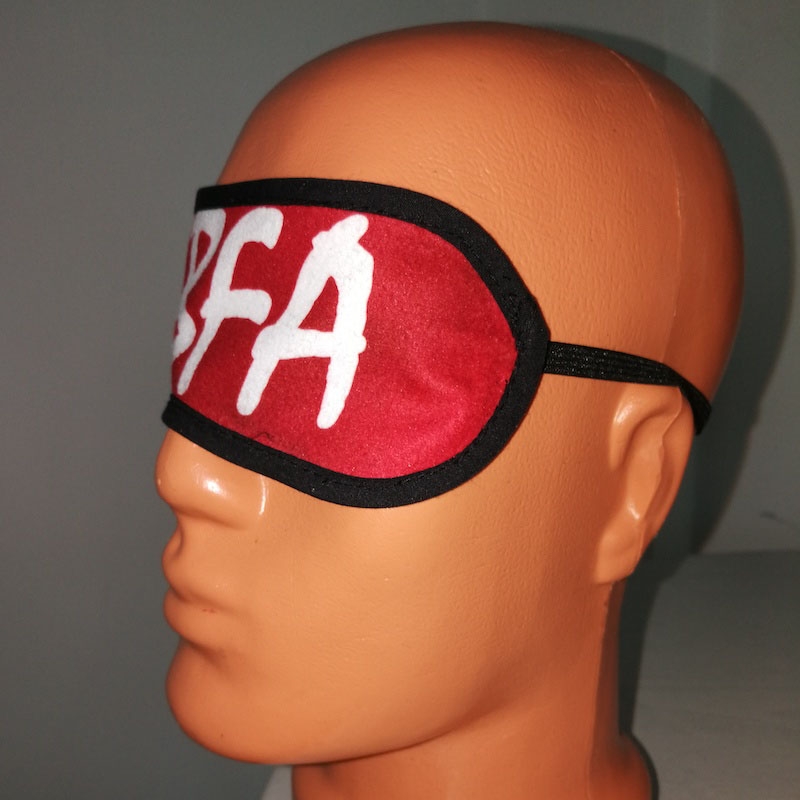 Bandeau yeux personnalisable - sur mannequin