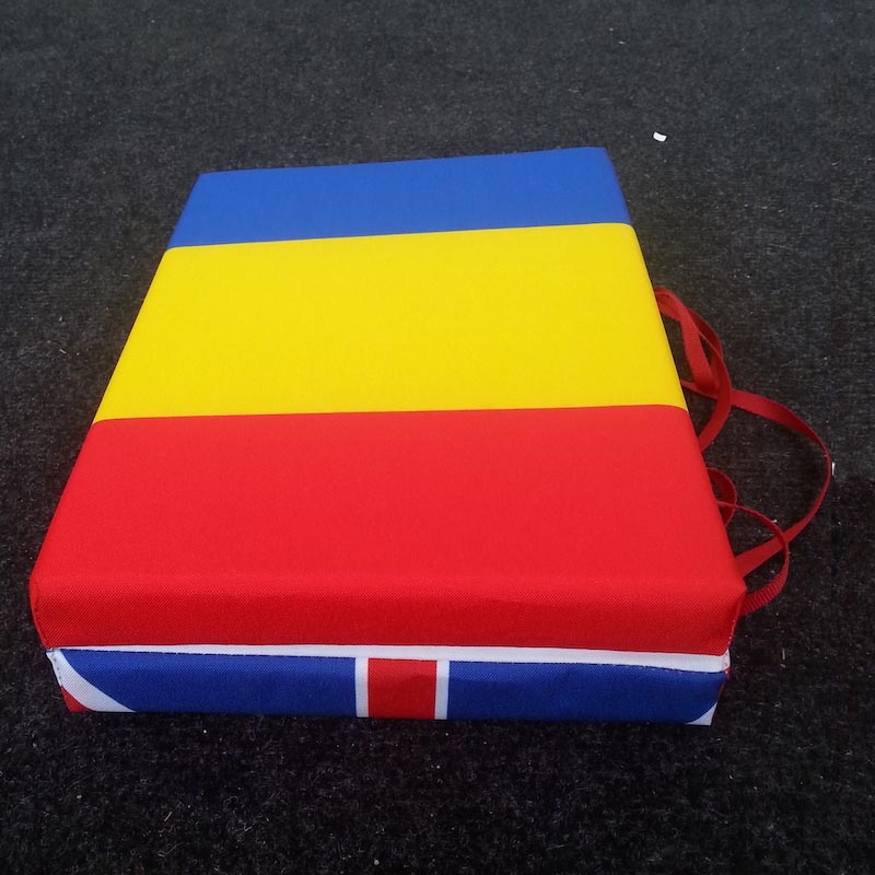 Coussins Pour stade publicitaire - marquage drapeau face 1