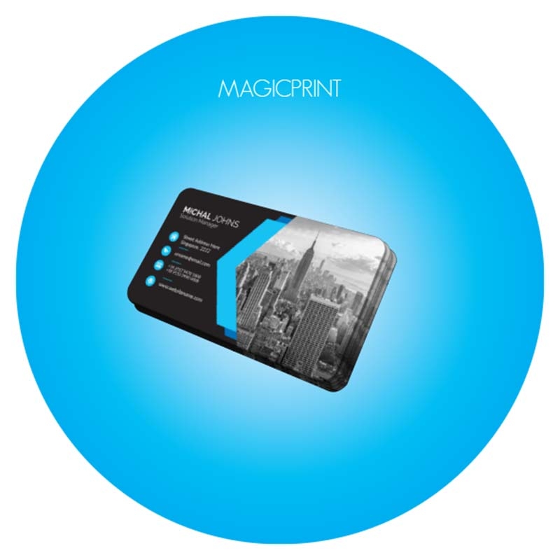 Four-color printed advertising plastic cards