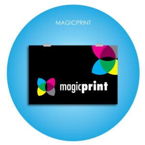 Affiche numérique publicitaire de chez magic-print