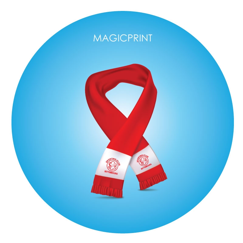 Advertising supporter scarf - sky blue