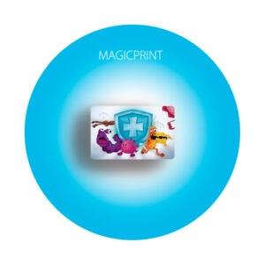 Carte avec surface antibactérienne