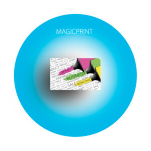 Carte avec impression fluorescent